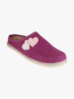Inblu Pantofole donna cuori in feltro