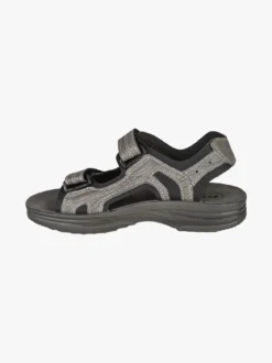 Inblu Sandali uomo con cinturini a strappo - grigio