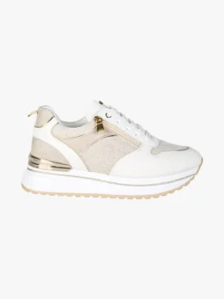 Inblu Sneakers donna con platform - bianco