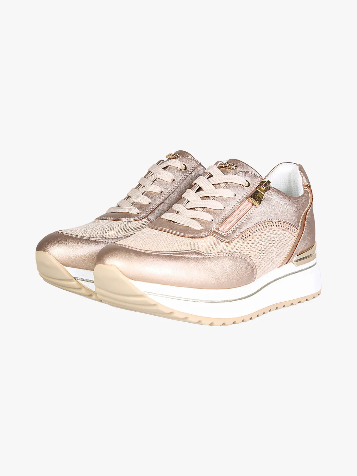 Inblu Sneakers donna con platform - rame