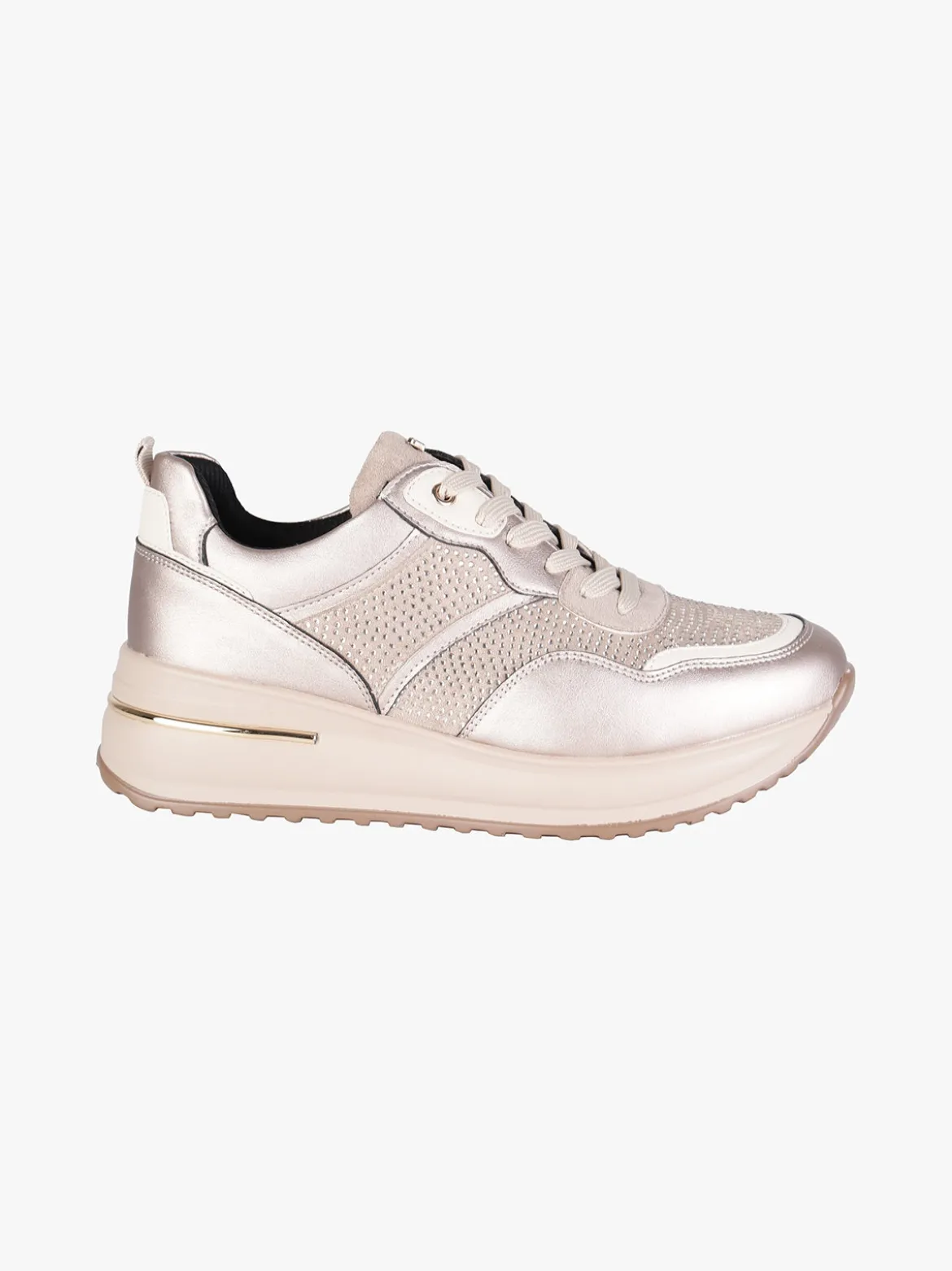 Inblu Sneakers donna con strass e platform