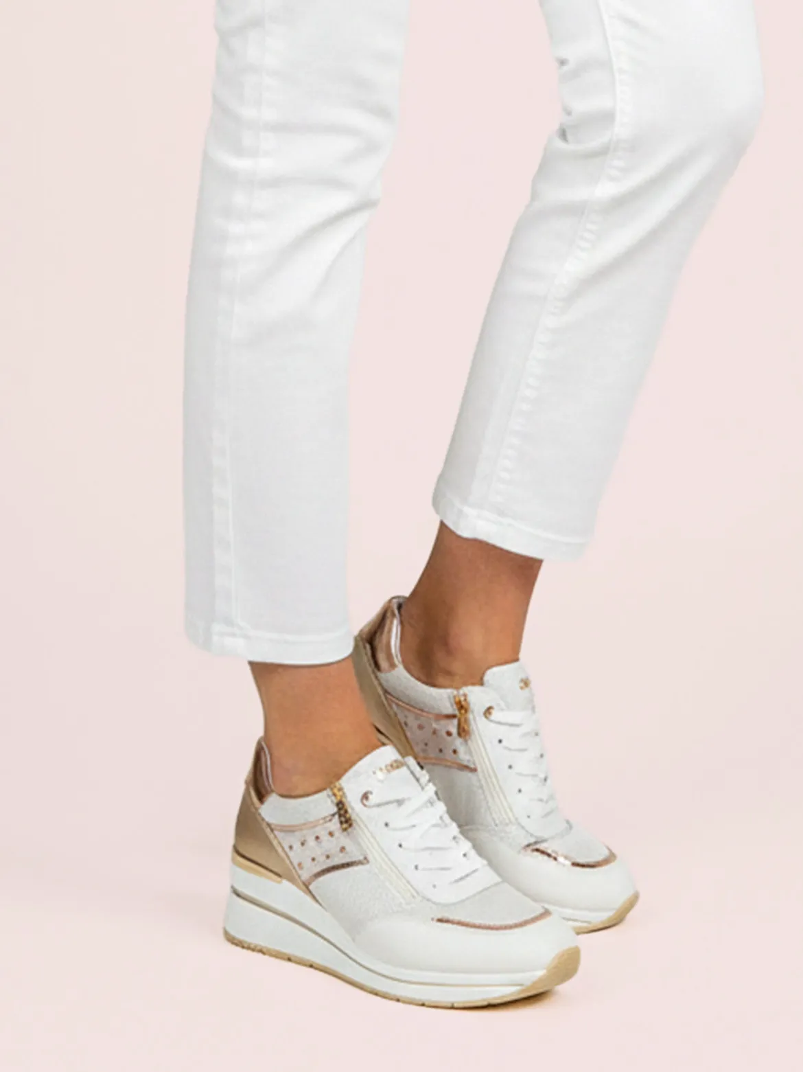 Inblu Sneakers donna con zeppa