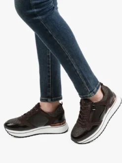 Inblu Sneakers donna lurex con platform