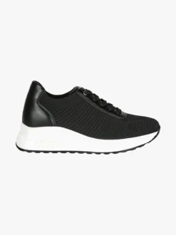 Inblu Sneakers sportive da donna in maglia con air - nero