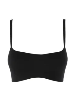 Infiore Brassiere in cotone con profili termosaldati COPPA B - nero
