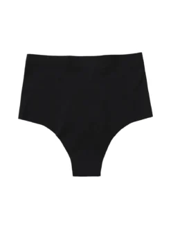 Infiore MICRO FIT 02707 Brasiliana a vita alta in microfibra - nero