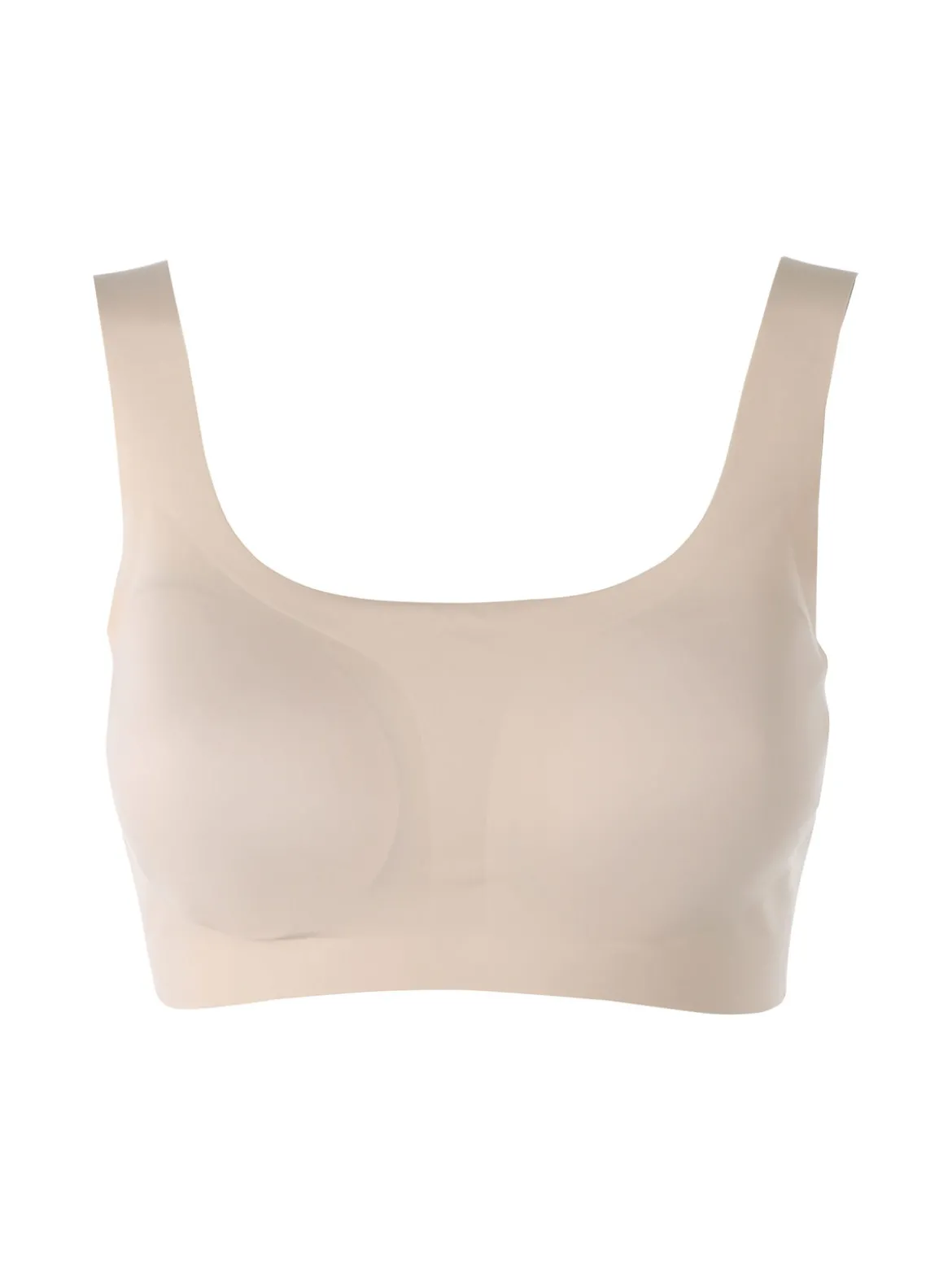 Infiore MICROFIT 01702 Reggiseno top donna imbottito senza ferretto COPPA B - beige