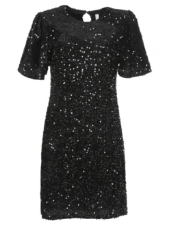 Insta Firenze Abito donna a maniche corte con paillettes