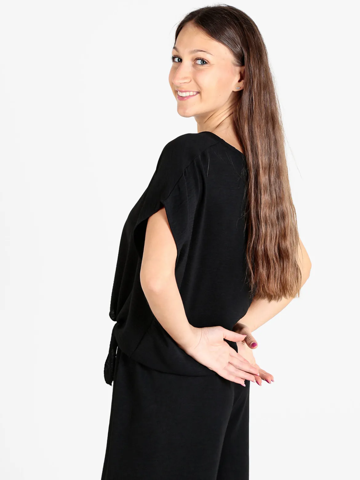 Insta Firenze Blusa donna a maniche corte