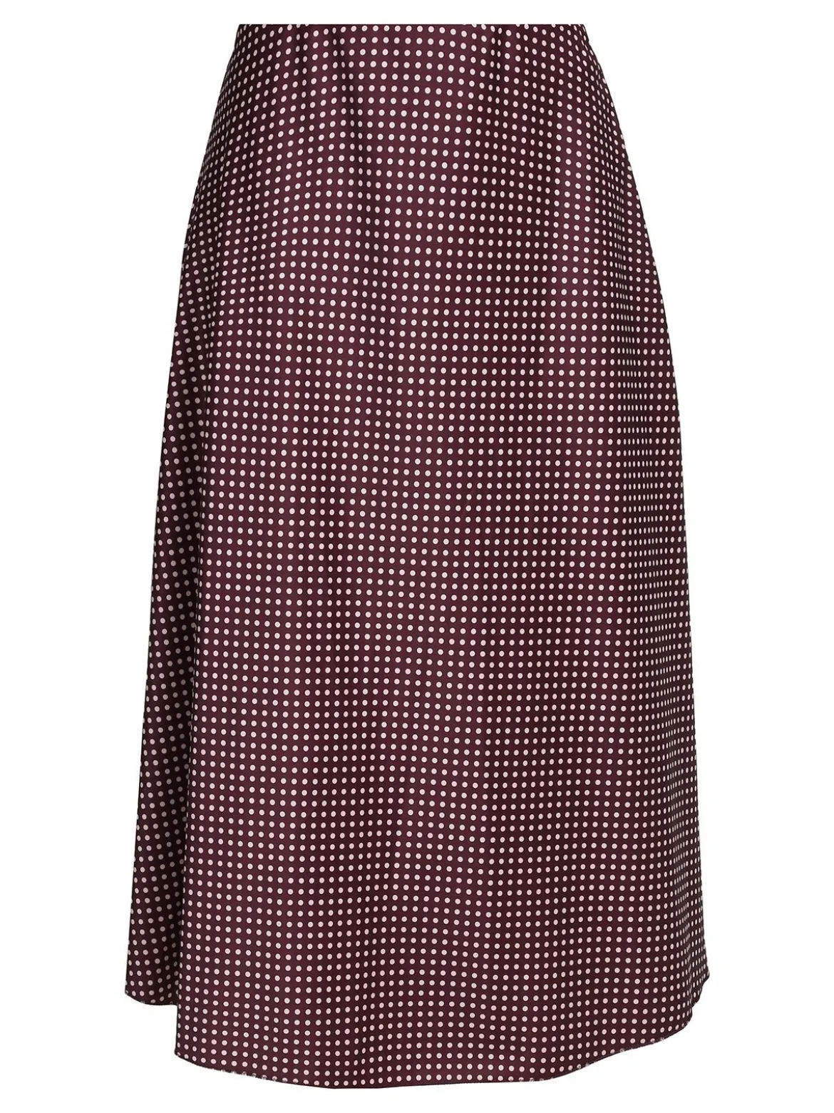 Insta Firenze Gonna midi donna a pois - bordeaux
