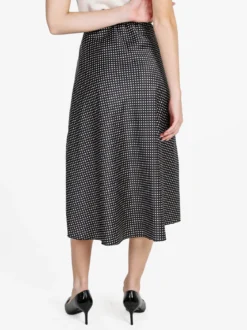 Insta Firenze Gonna midi donna a pois - nero