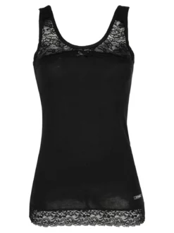 Intimami Canotta nera con pizzo