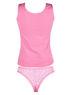 Intimami Coordinato intimo da donna in cotone con top e brasiliana