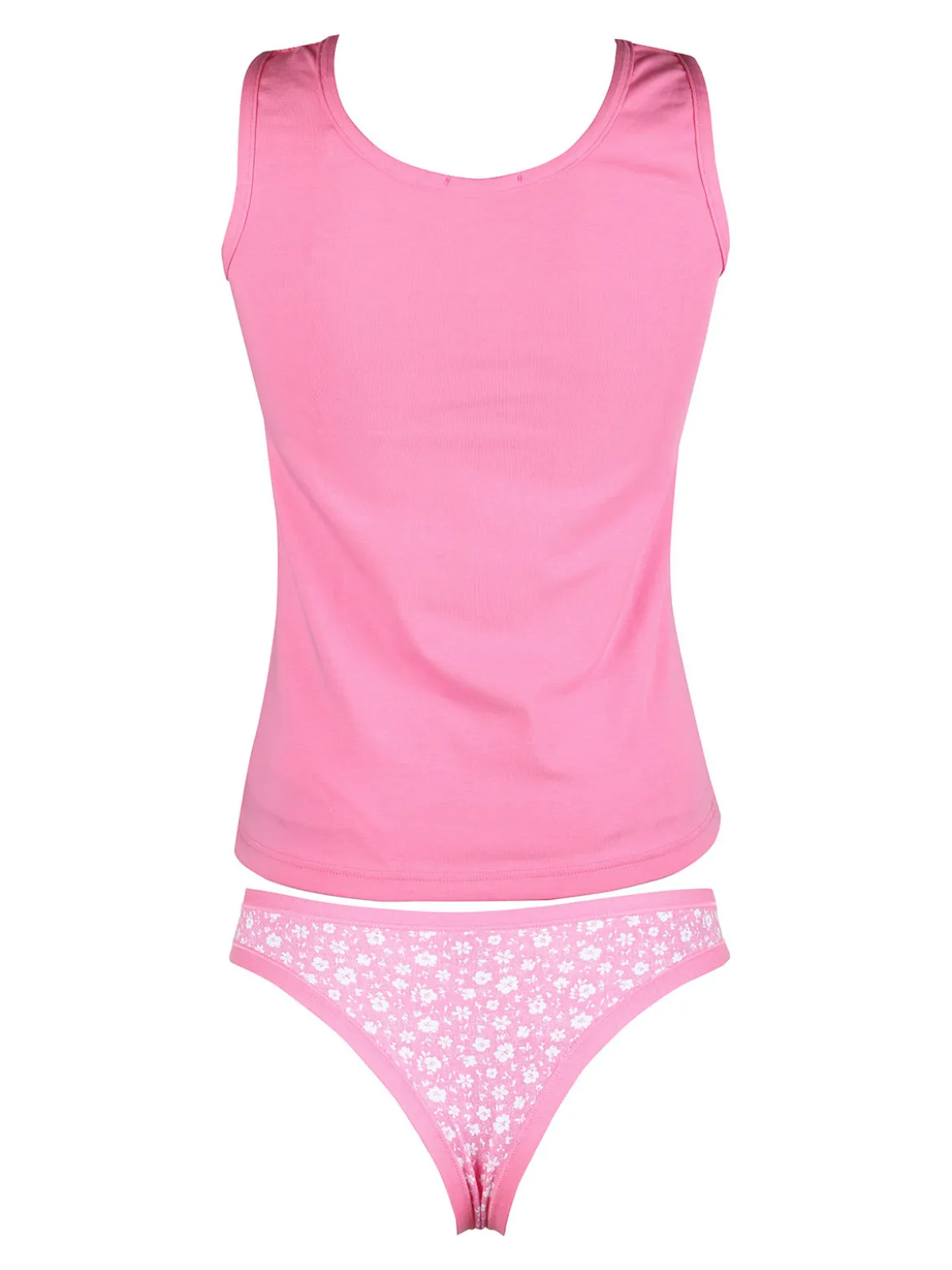 Intimami Coordinato intimo da donna in cotone con top e brasiliana