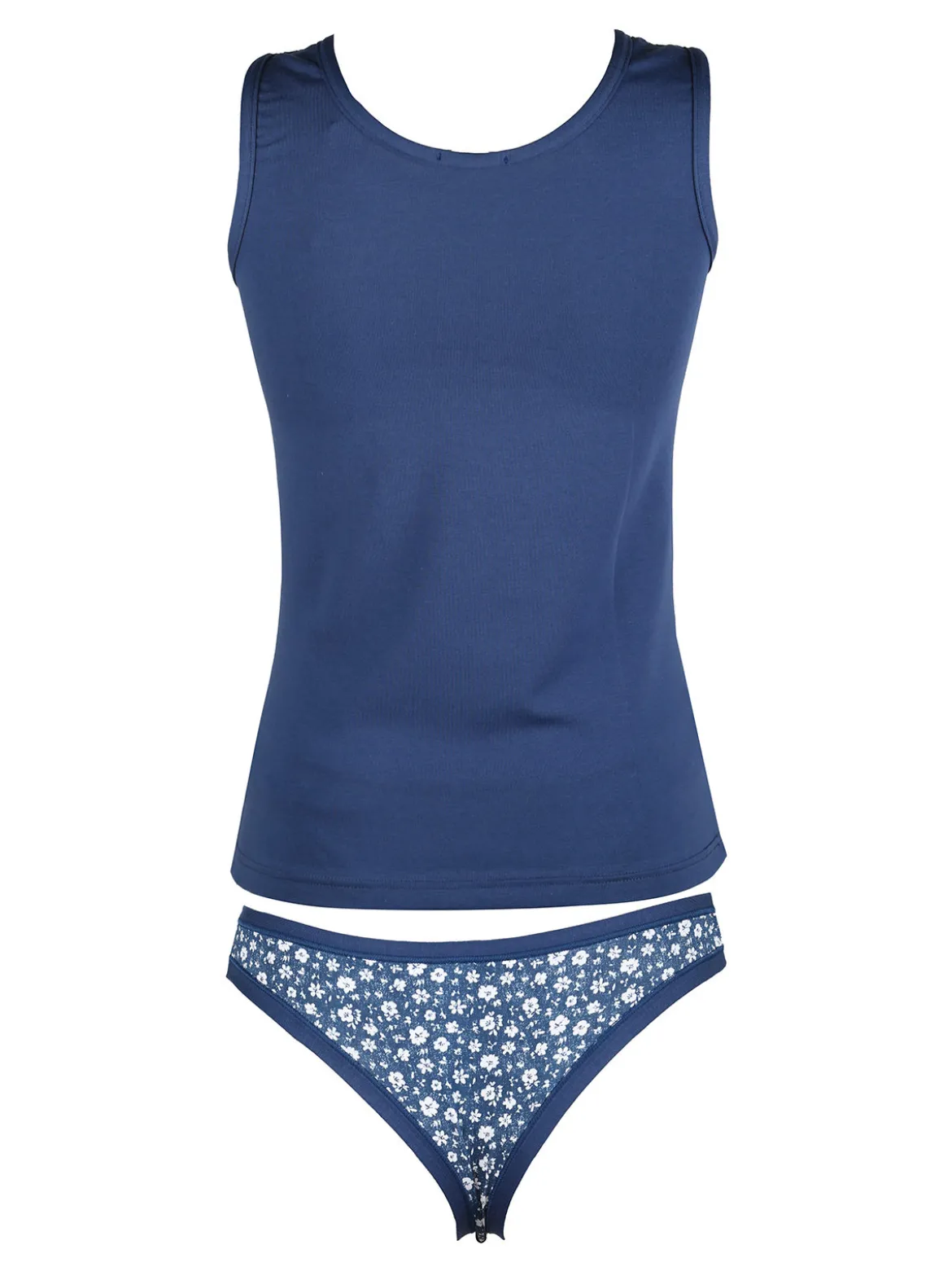Intimami Coordinato intimo da donna in cotone con top e brasiliana