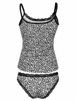 Intimami Coordinato intimo donna top+slip pizzo