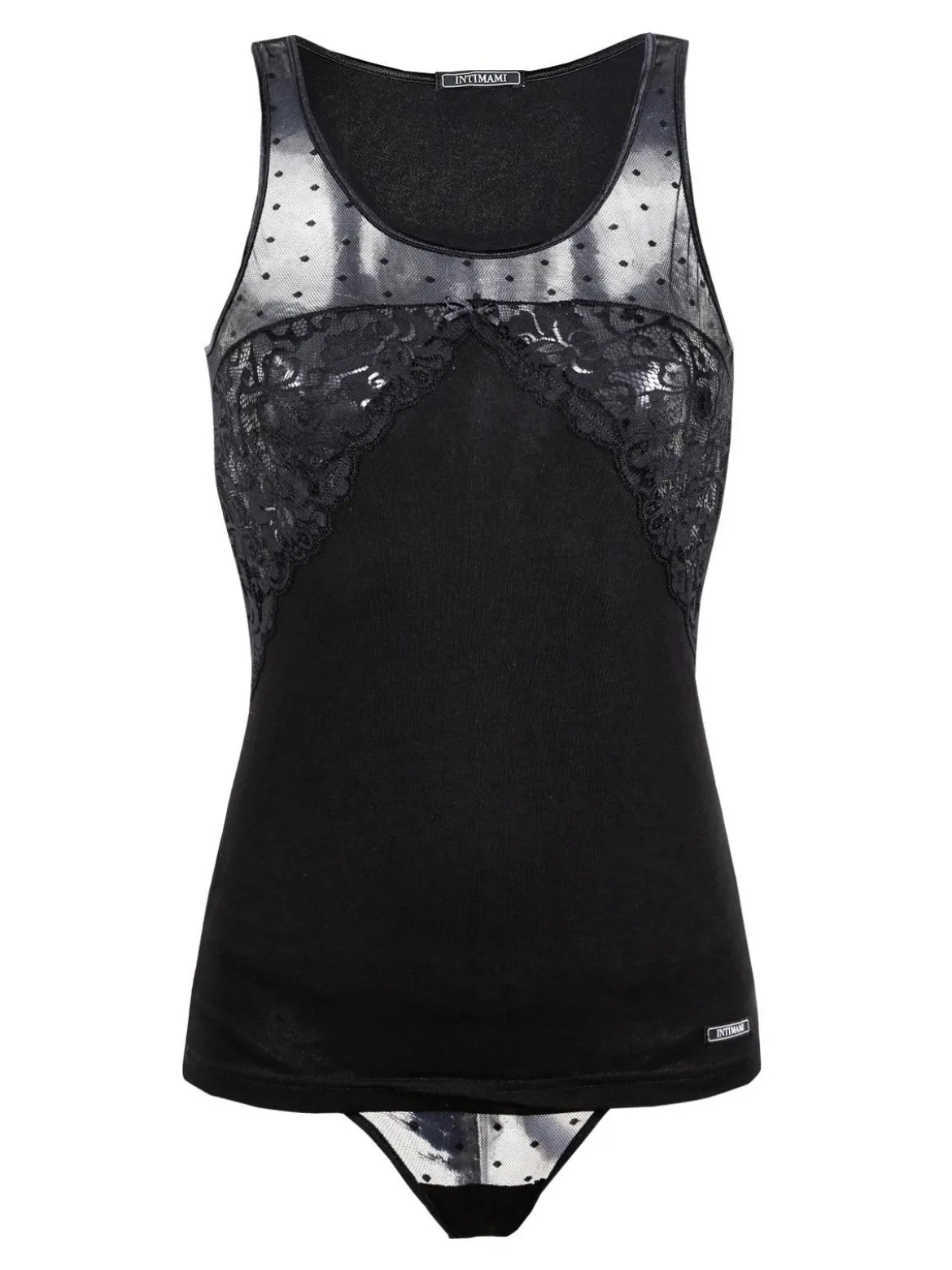 Intimami Coordinato intimo nero con pizzo