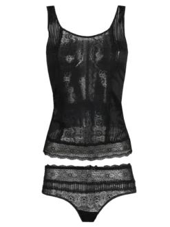 Intimami Coordinato intimo top + culotte in pizzo