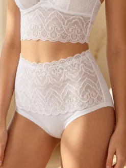 Intimami Culotte donna in cotone con pizzo