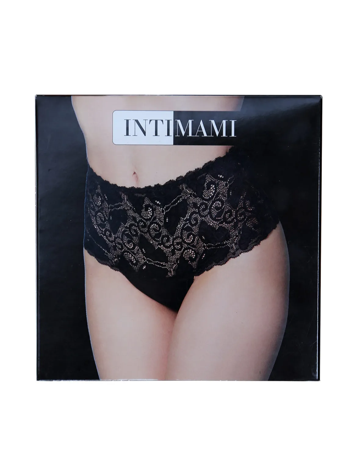 Intimami Culotte donna in pizzo vita alta