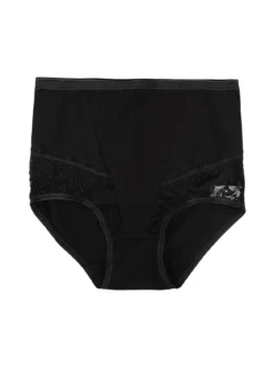 Intimami Culotte in cotone con pizzo