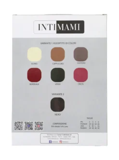 Intimami Maglia donna a maniche lunghe in misto lana con scollo a barca - panna