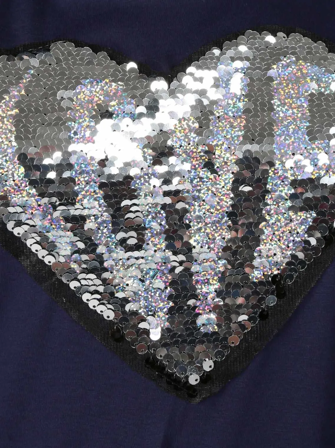 Intimami Pigiama lungo donna in cotone con paillettes