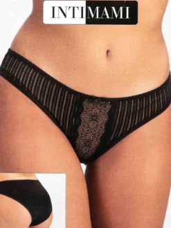 Intimami Slip donna con tulle e pizzo