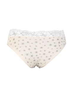 Intimami Slip donna in cotone con pizzo