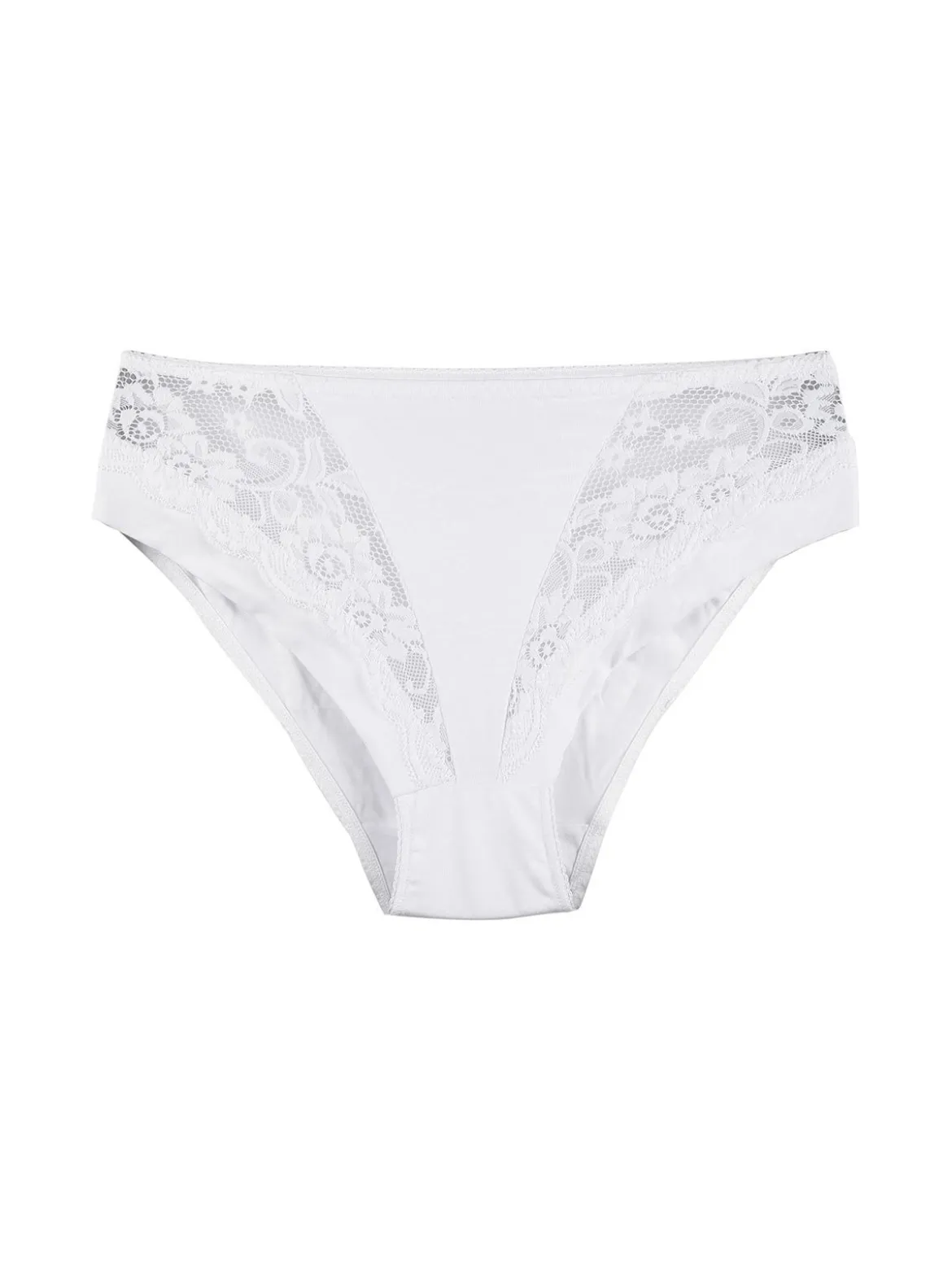 Intimami Slip donna in cotone con pizzo