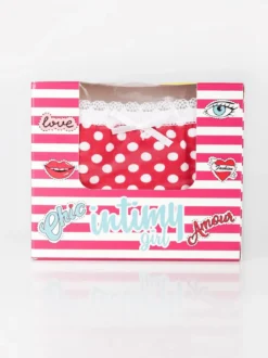 Intimy Girl Slip bambina con stampa pois