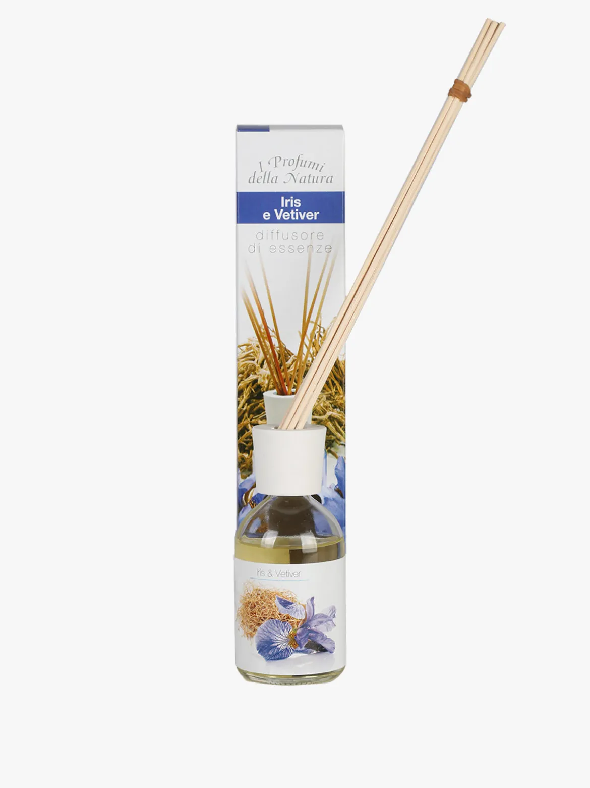 I Profumi Della Natura Diffusore a bastoncini - Iris e Vetiver