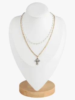 Italian Style Collana donna in acciaio doppio filo