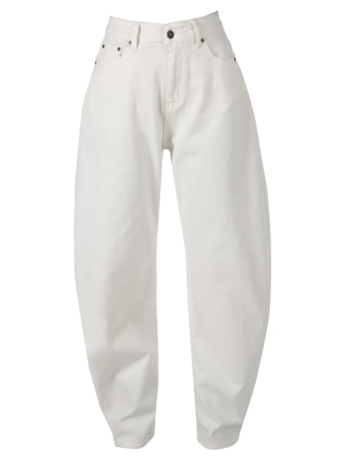Jack Berry Pantaloni jeans da donna a palloncino - bianco