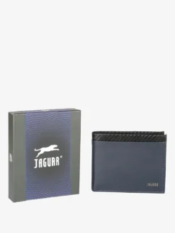 Jaguar Portafoglio uomo in pelle - blu