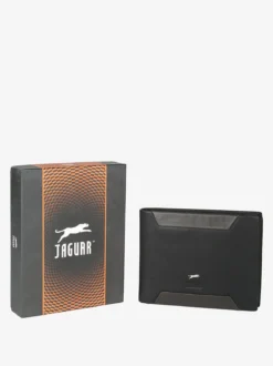 Jaguar Portafoglio uomo in pelle - nero