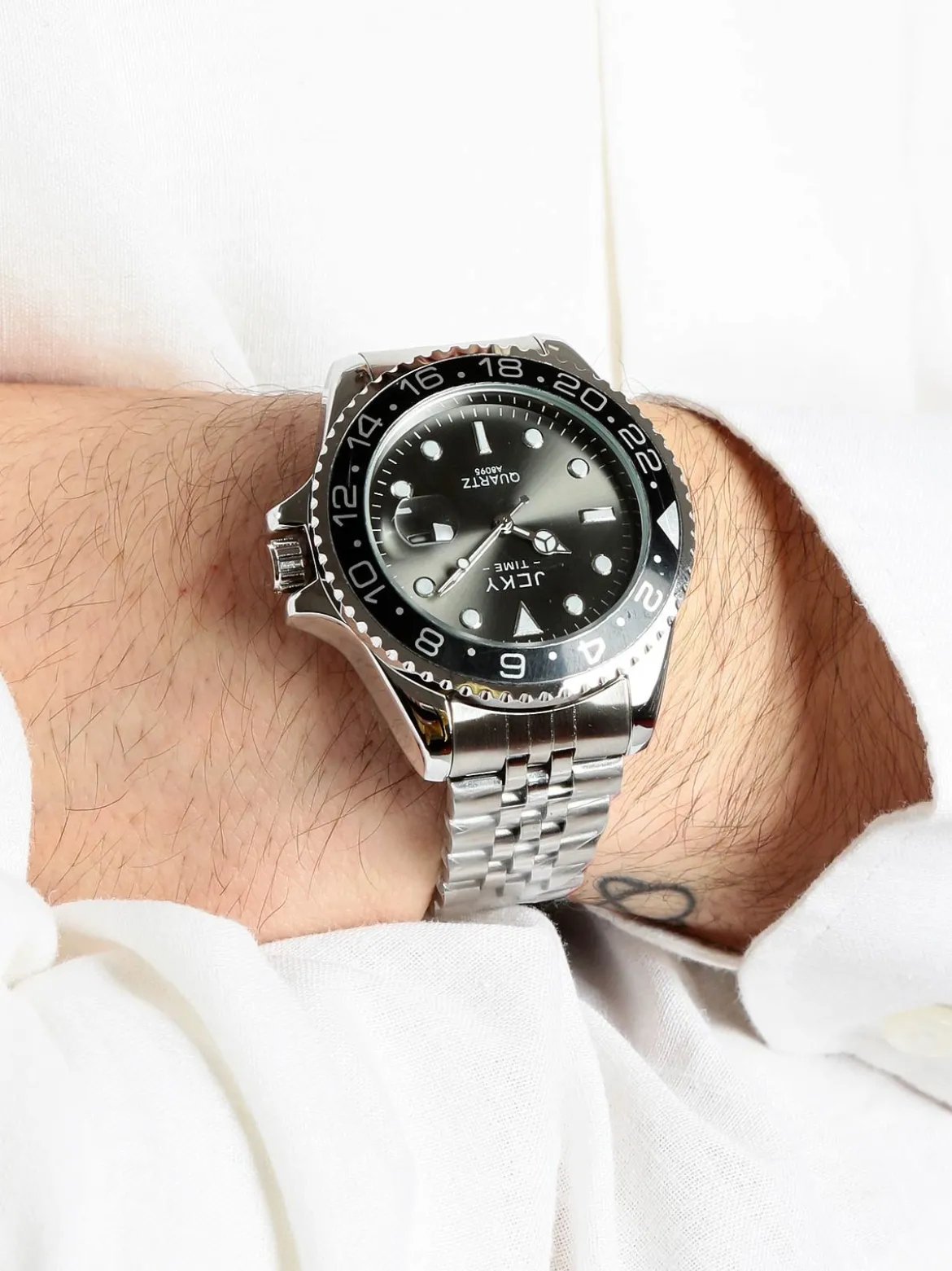 Jcky Orologio da polso uomo con datario