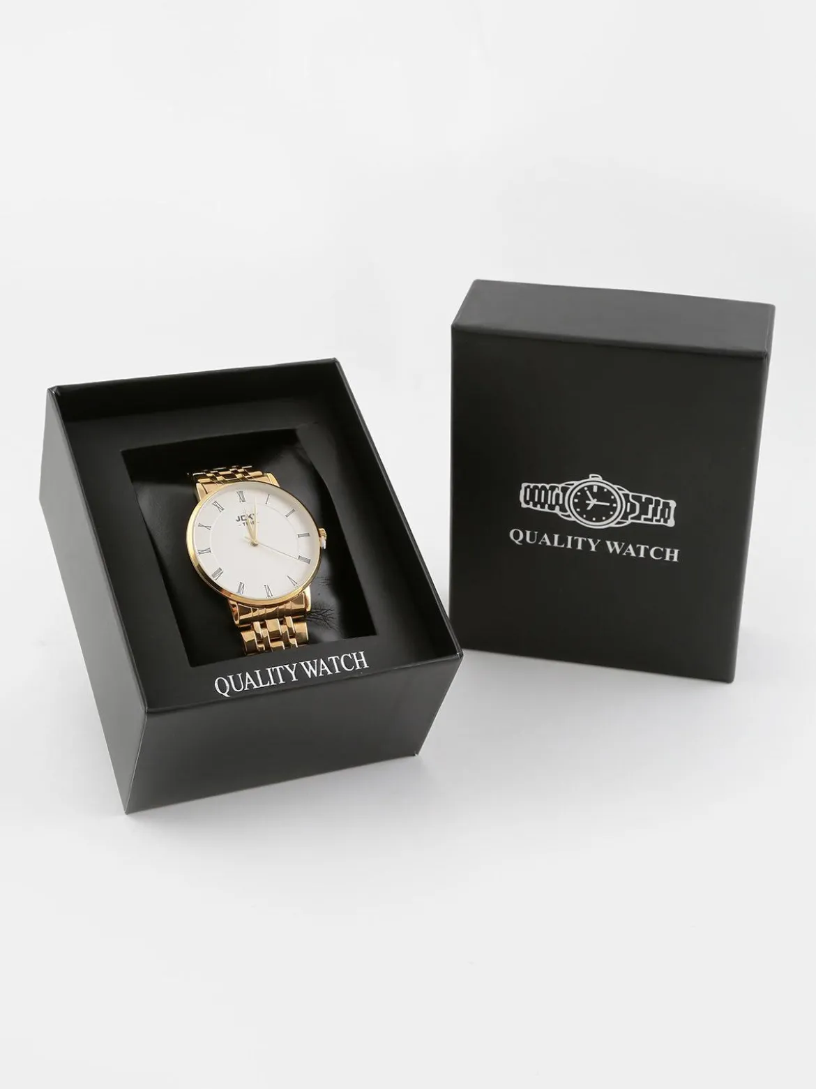 Jcky Orologio uomo da polso con cinturino in acciaio