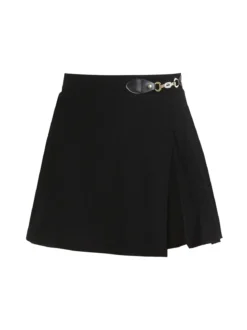 Jeans Louise Francoise Gonna a pantalone con dettaglio strass - nero