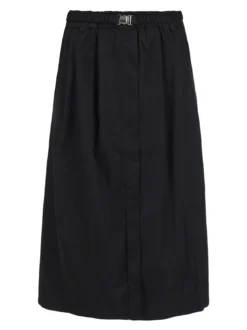 Jeans Louise Francoise Gonna donna midi a vita alta con cintura in vita