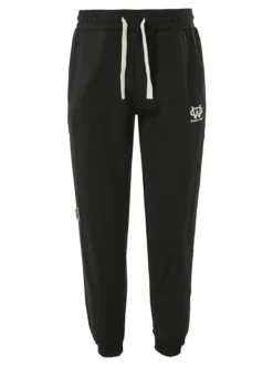 Jeans Yesed Pantaloni sportivi da uomo con coulisse e polsini - nero
