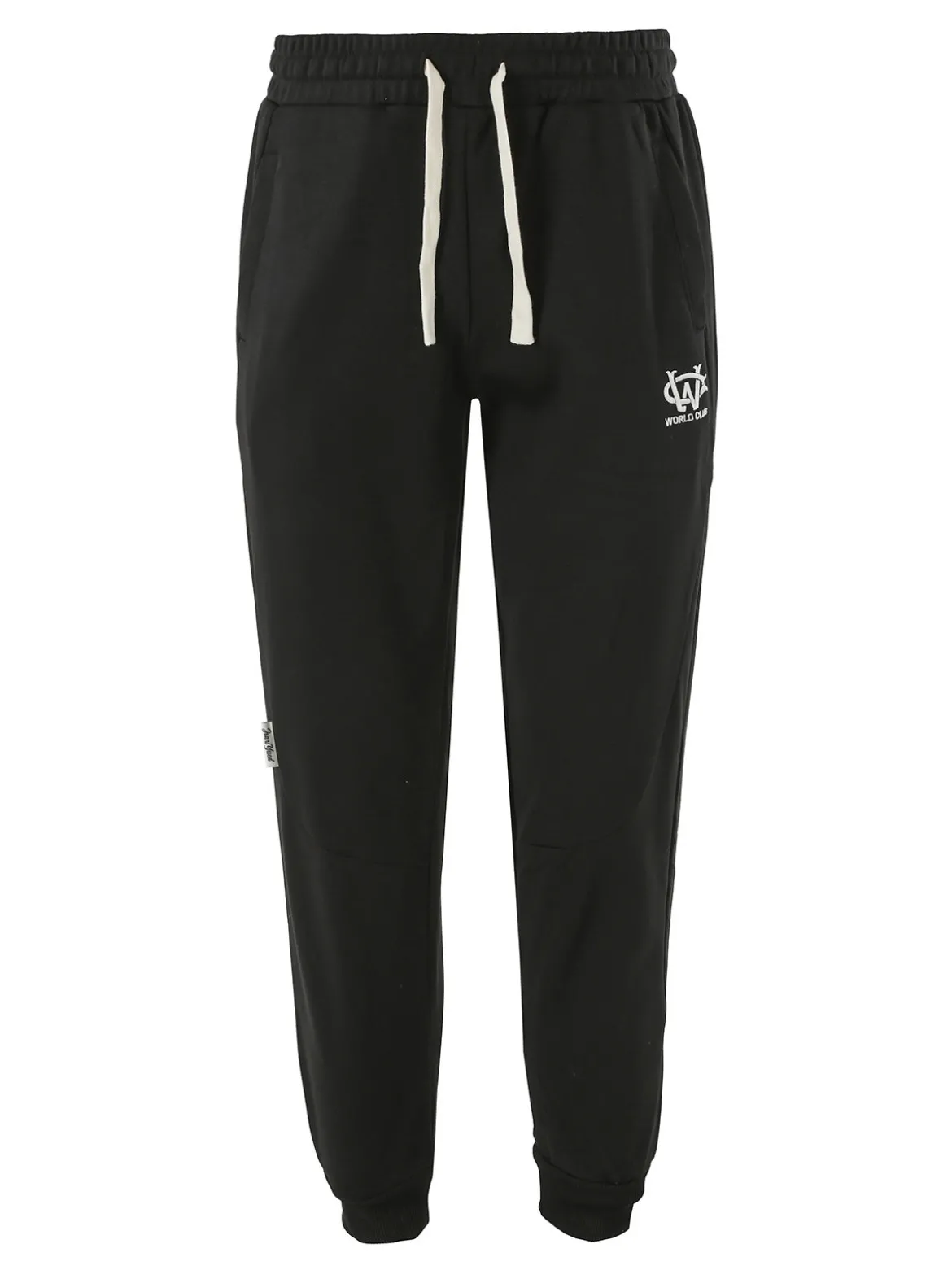Jeans Yesed Pantaloni sportivi da uomo con coulisse e polsini - nero