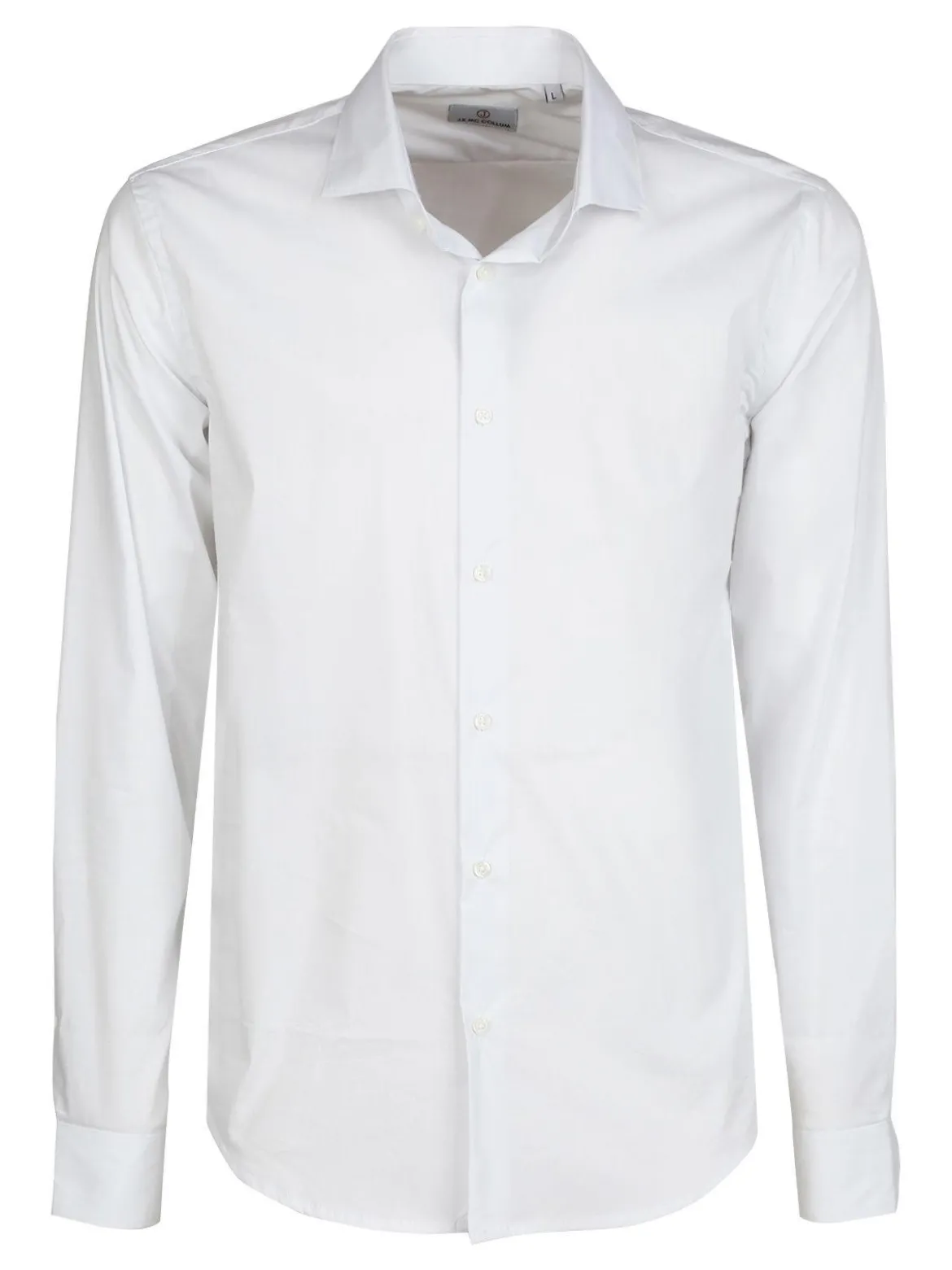 J.E. Mc Collum Camicia bianca a maniche lunghe classic fit
