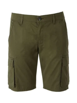 Johnny Looper Bermuda cargo da uomo in cotone - militare