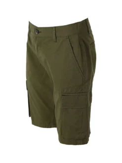 Johnny Looper Bermuda cargo da uomo in cotone - militare