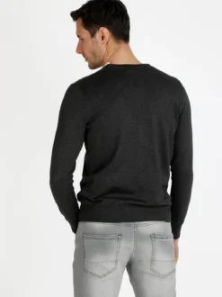 Johnny Looper Cardigan uomo in maglia con bottoni