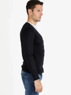 Johnny Looper Cardigan uomo in maglia con bottoni