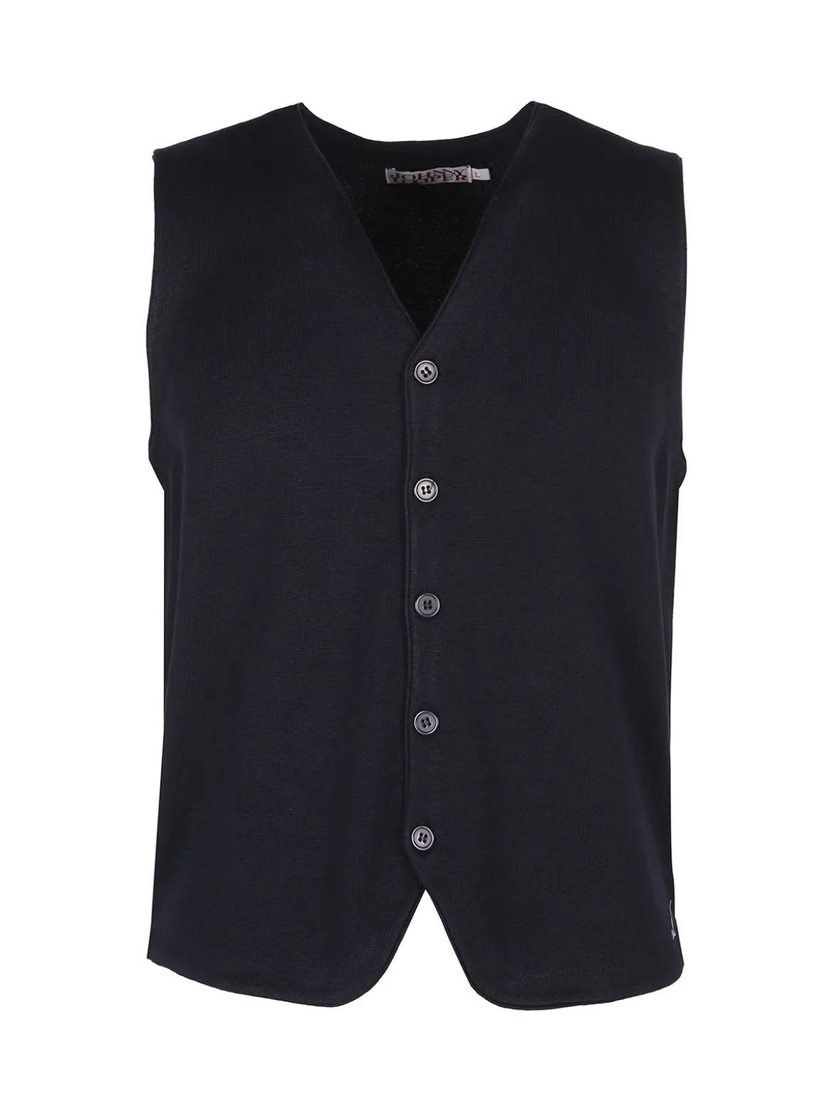 Johnny Looper Gilet in maglia da uomo con bottoni