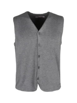 Johnny Looper Gilet in maglia da uomo con bottoni