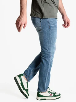 Johnny Looper Jeans da uomo slim fit con strappi